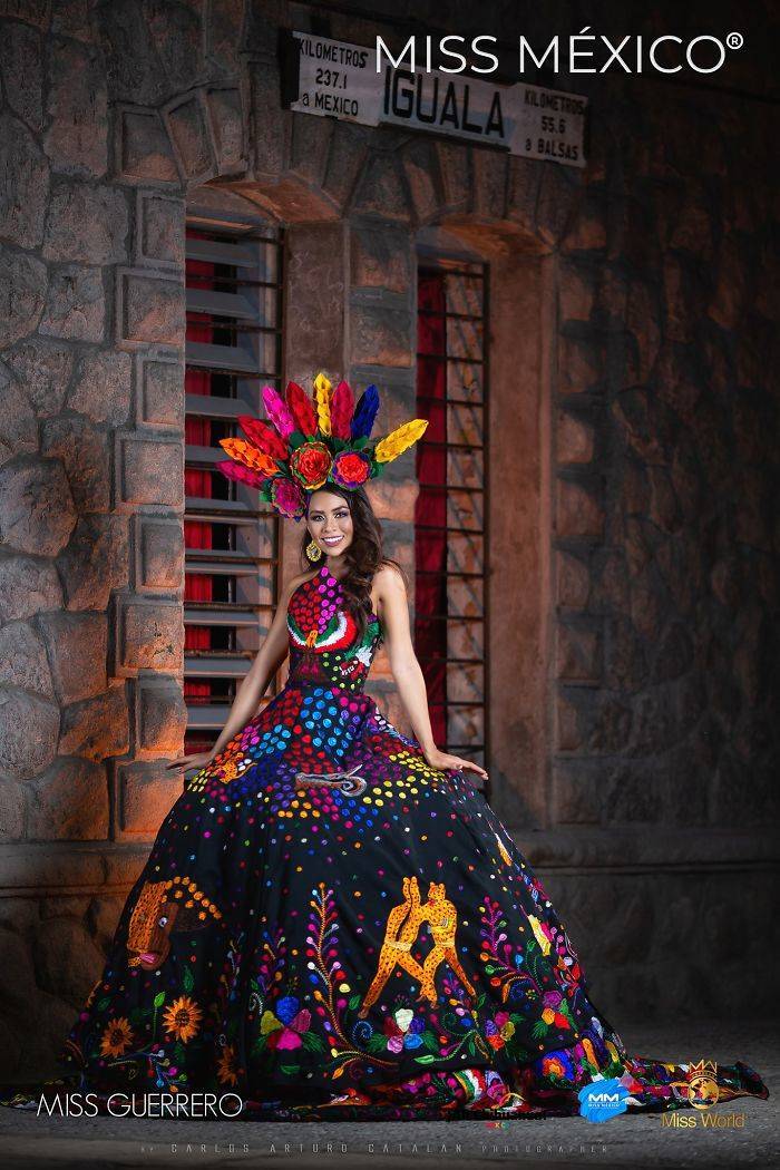 2020 “Miss Mexico” Contestants In National Dresses