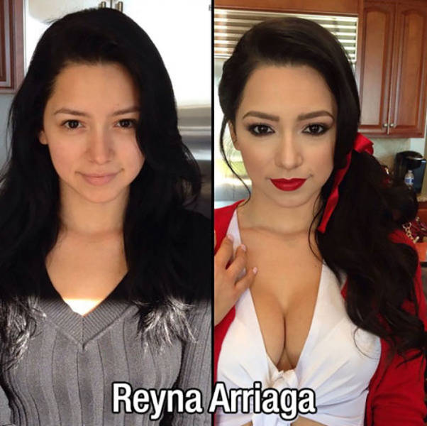 Adult Movie Stars With And Without Makeup