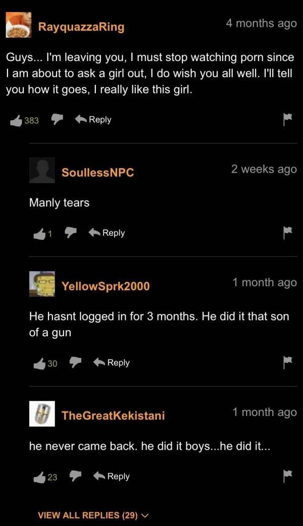 “Pornhub” Comment Section Is Something Special…