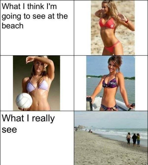 These Beach Memes Are Kinda Hot!