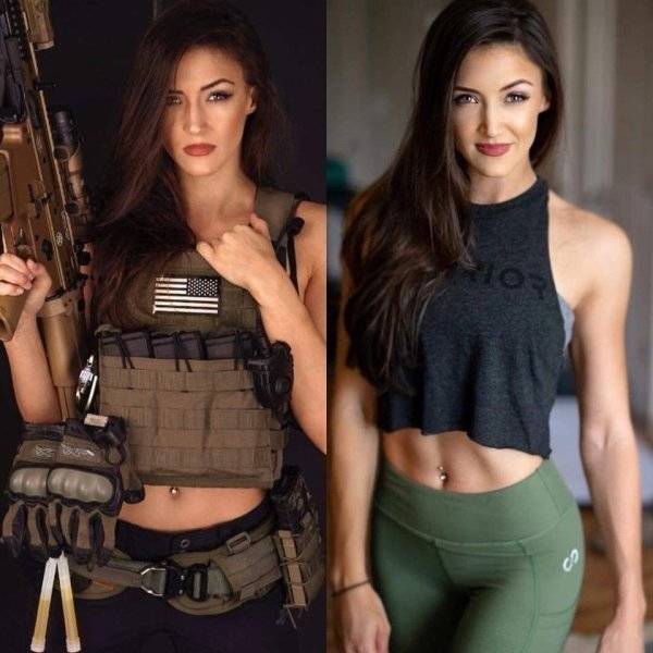 Military Girls Who Don’t Need Their Uniforms!