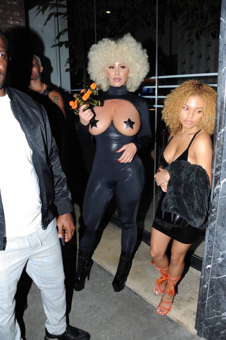 Amber Rose In A Sexy Outfit