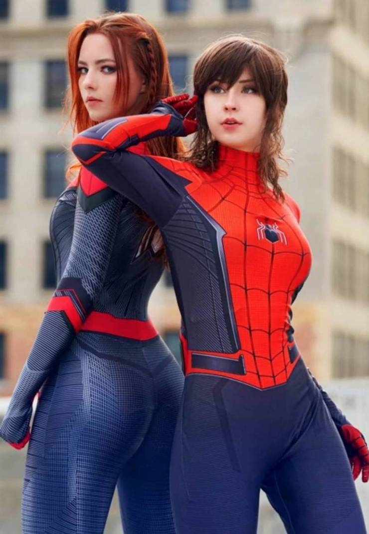 These Are Some Hot Spider-Girls!