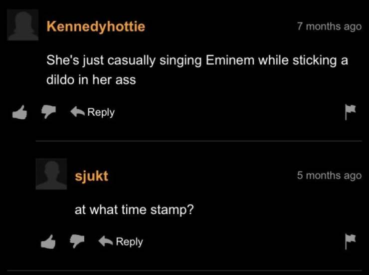 “PornHub” Comments Are Very Special…