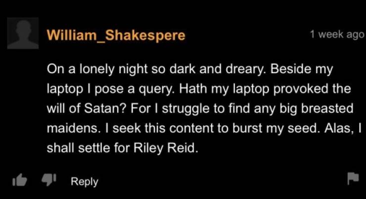 “PornHub” Comments Are Very Special…