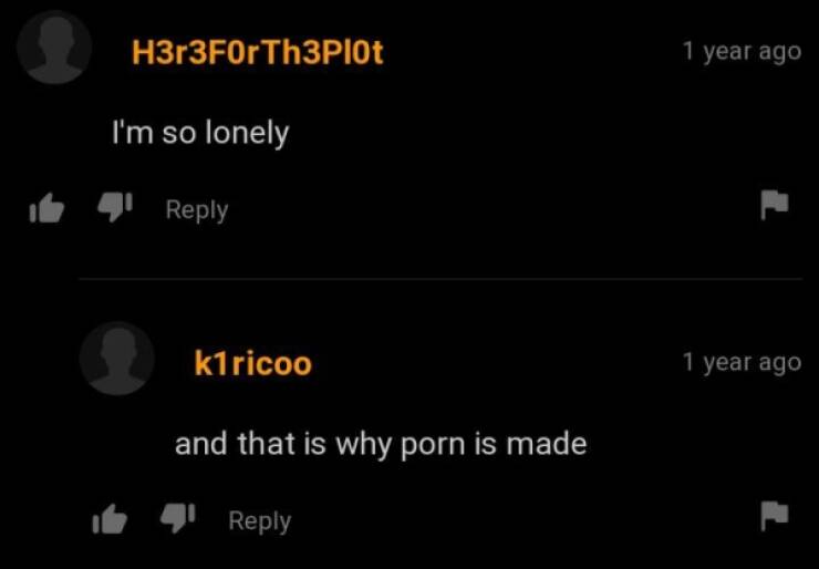 “Pornhub” Comment Section Is… Very Special
