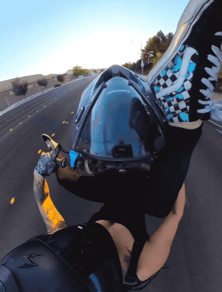 Adrenaline-Fueled Sexy Stunt Rider