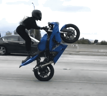 Adrenaline-Fueled Sexy Stunt Rider