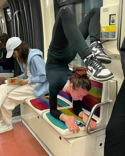 Metro Madness: Unhinged Moments Captured On The Parisian Subway