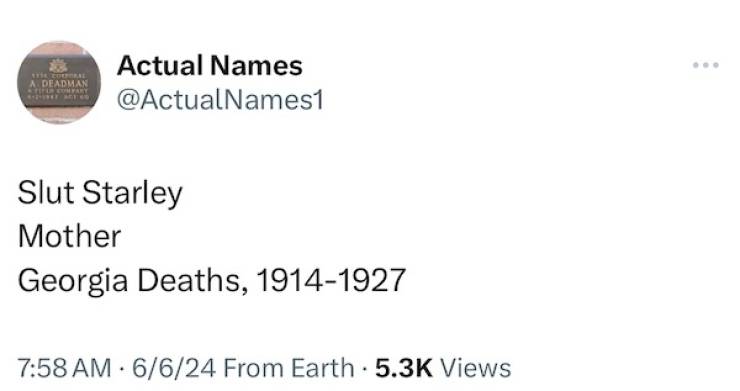 Unbelievably Real Names: Cursed Or Blessed?