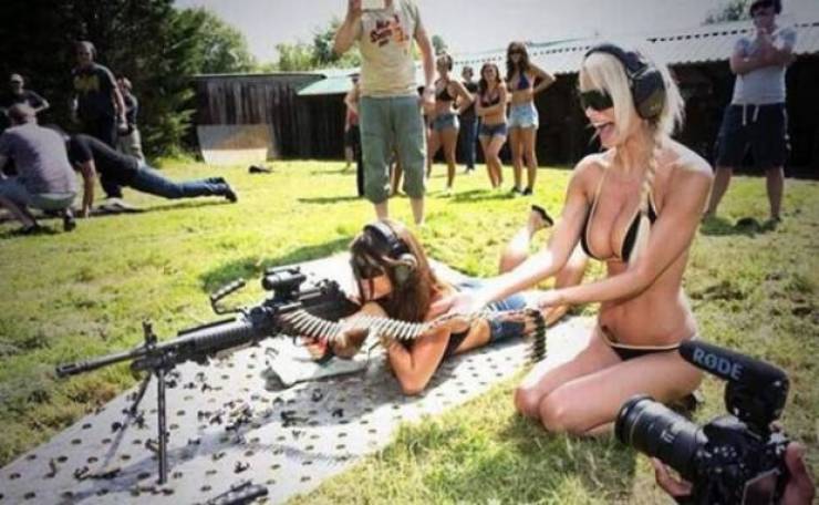 Guns And Girls: A Powerful Combination