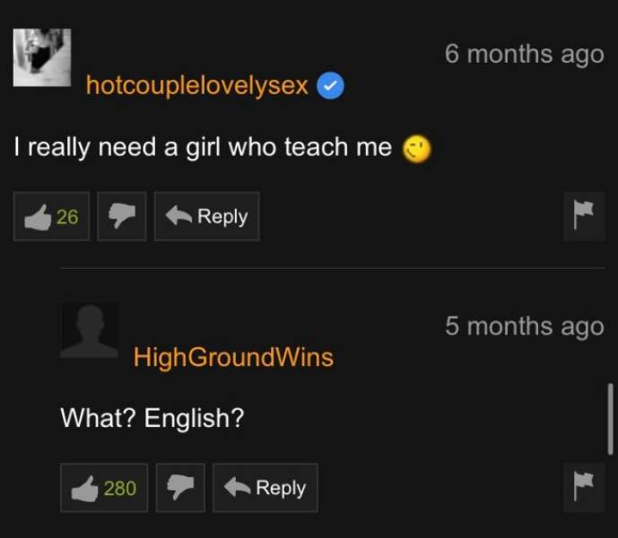 PornHub’s Comments Are Always Wild!