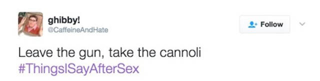Didn’t They Have Anything Better To Tweet After They Had Sex?
