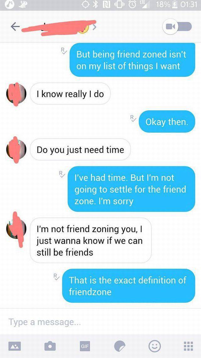 Friendzone Is Where The Most Noble Of Men Fall