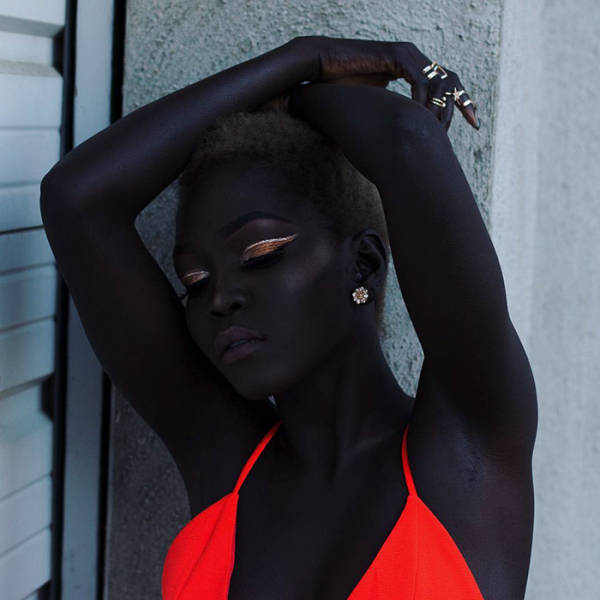 This South Sudanese Model Has The Darkest Beauty You Will Ever See