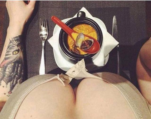 Boobs Or Food? Better Both!