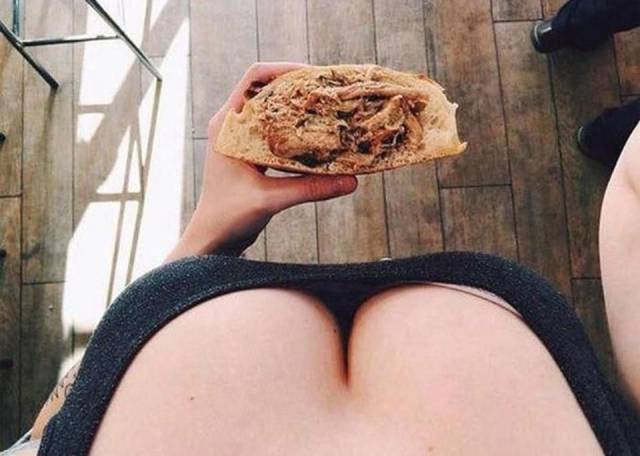 Boobs Or Food? Better Both!