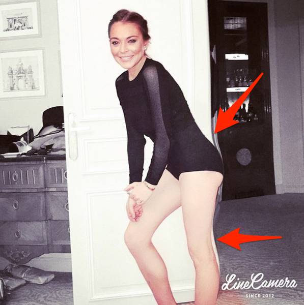 Celebrities Aren’t Always Photoshopped Properly…