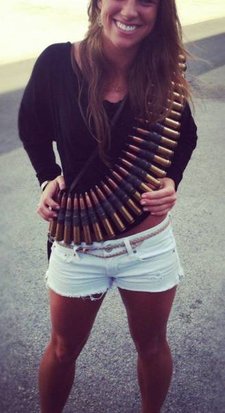 Hot Girls With Big Guns