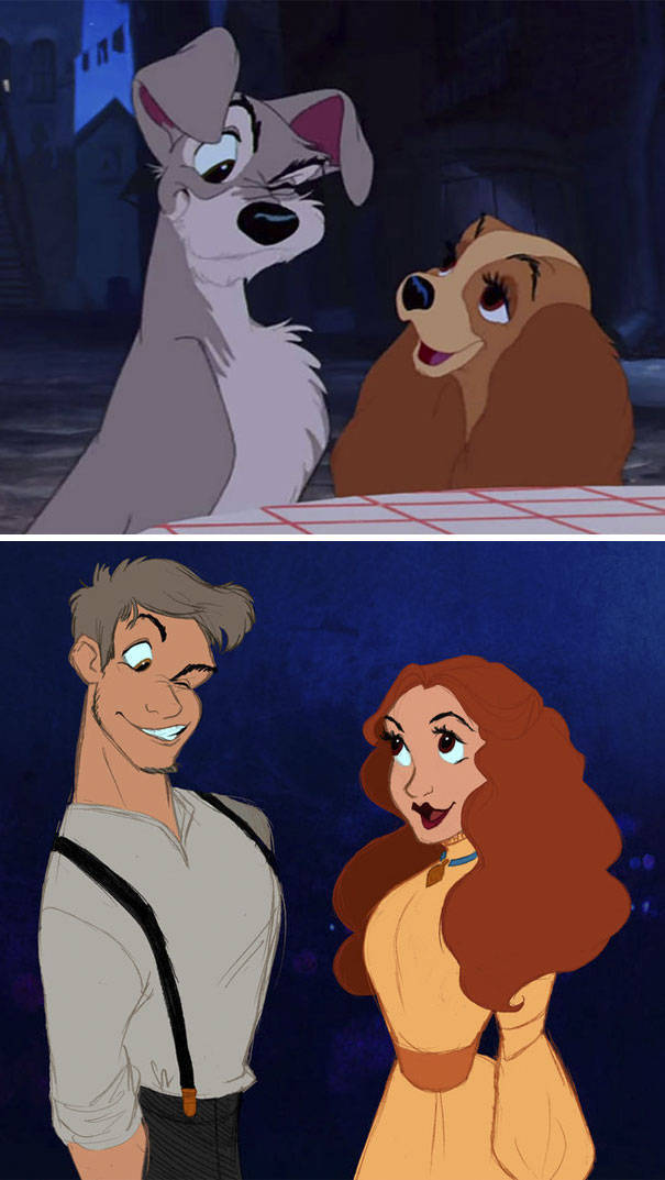 What If All Cartoon Characters Turned Into Humans
