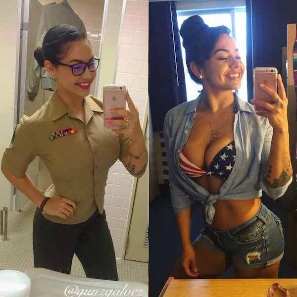 Uniforms Only Make These Beauties Better
