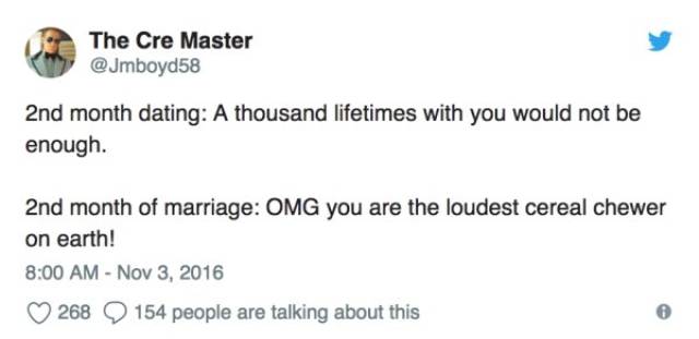Married Life Is Not Even Close To Dating Life