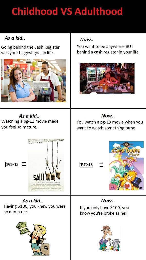 Adult Life Is Nothing Like Kid