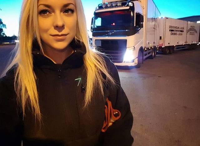 Isn’t She An Adorable Truck Driver?