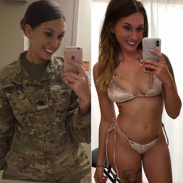 Uniform Ladies Don’t Always Wear Their Uniforms