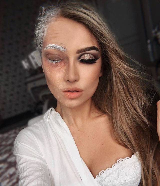 This Lithuanian Girl Has Perfected Her Scary Makeup Skills!
