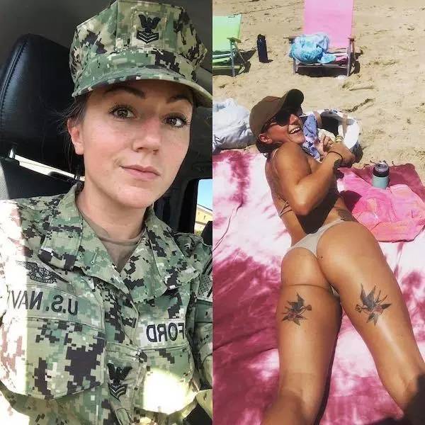 Uniform Ladies Don’t Always Wear Their Uniforms