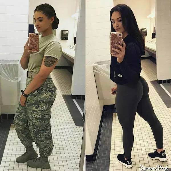 Uniform Ladies Don’t Always Wear Their Uniforms