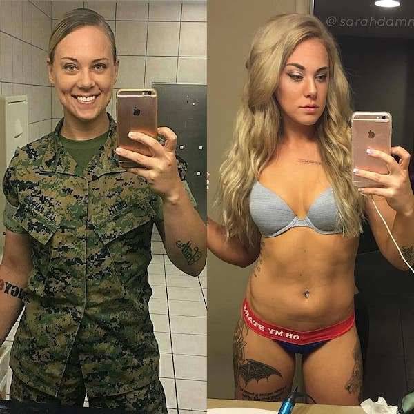 Uniform Ladies Don’t Always Wear Their Uniforms