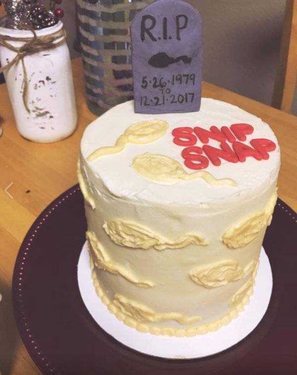 Vasectomy Day Cakes Celebrate The Snip-Snip