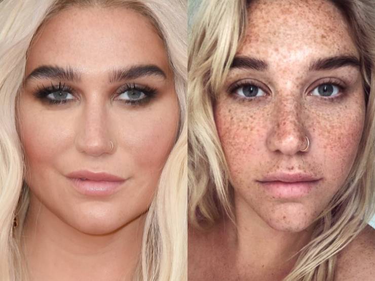 Singers Look So Strange Without Makeup