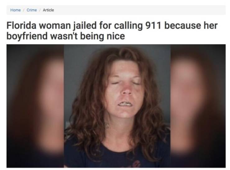 Florida Keeps The Steady Supply Of WTF Headlines