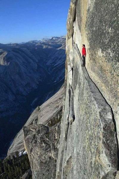 Looking Down Is Highly Not Recommended