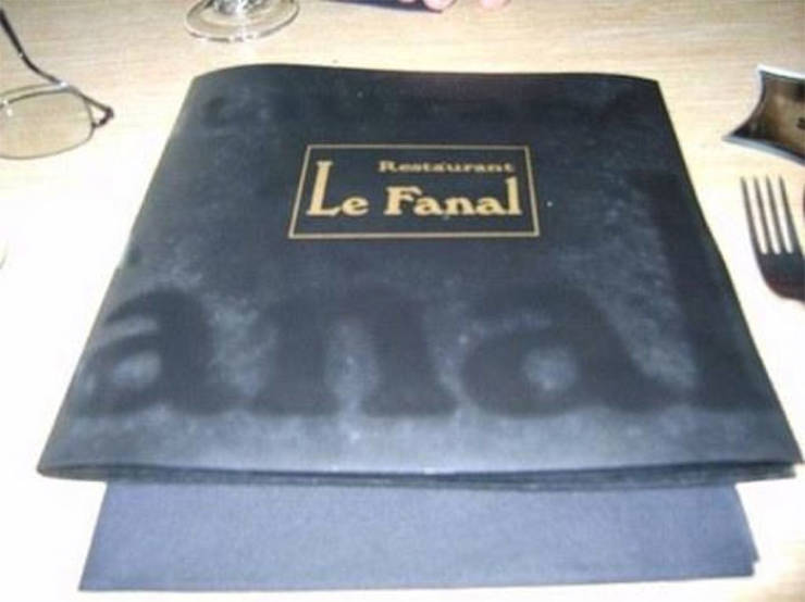 Restaurants, Come Up With Some Better Designs!