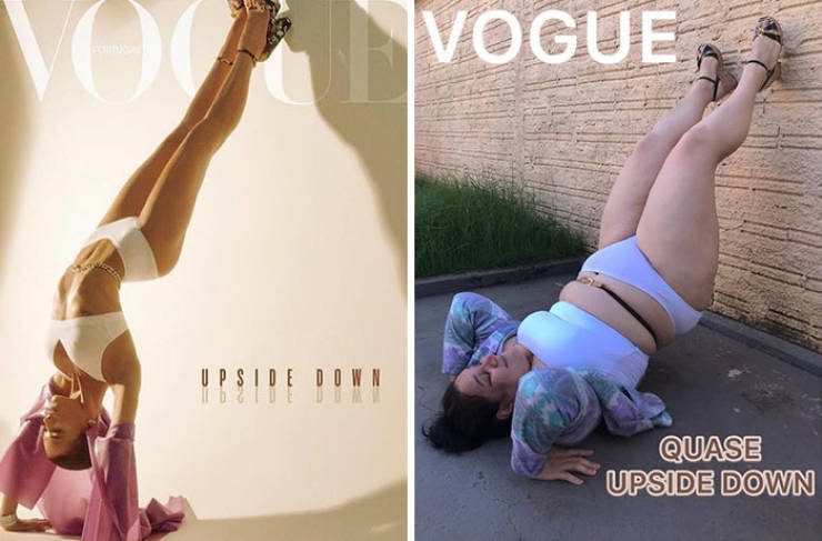 Brazilian Woman Hilariously Recreates “Stylish” Photos