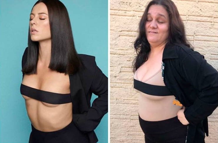 Brazilian Woman Hilariously Recreates “Stylish” Photos