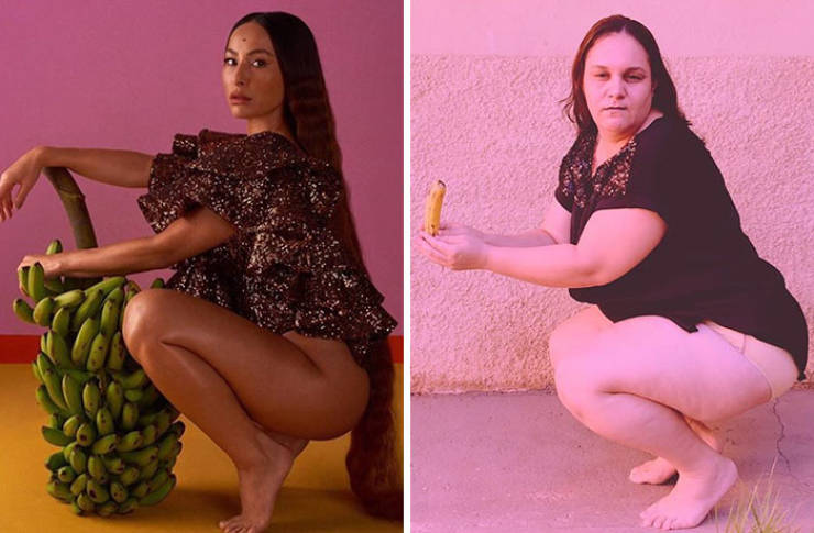 Brazilian Woman Hilariously Recreates “Stylish” Photos