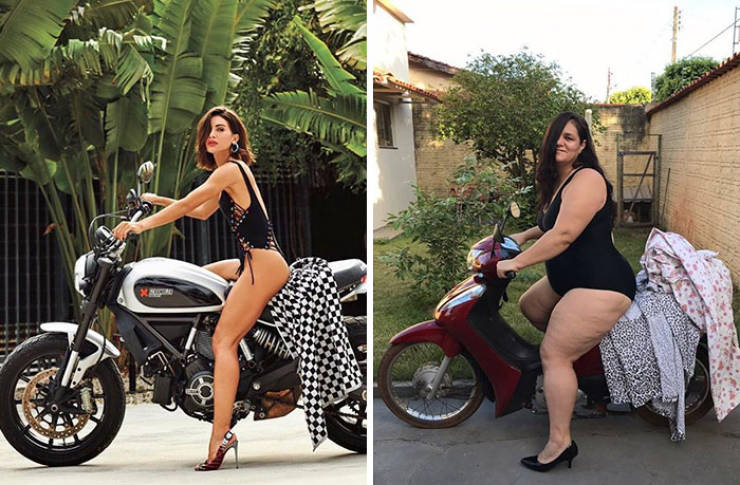 Brazilian Woman Hilariously Recreates “Stylish” Photos