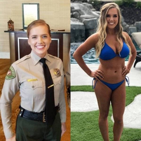 Beautiful In Uniform, Beautiful Without It!