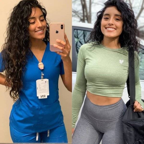 Beautiful In Uniform, Beautiful Without It!