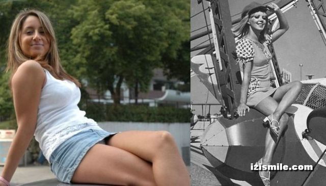 Mini-skirts from the 70's vs modern era (22 pics)