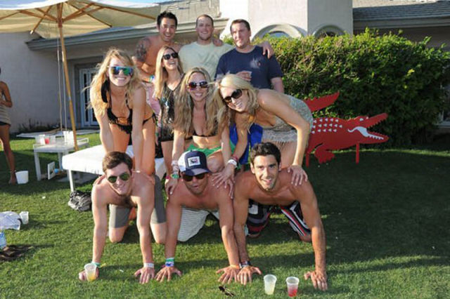 Coachella Music Festival: Half Naked Hot Young White Chicks Dancing