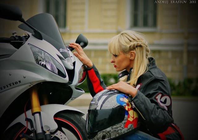 Emma, a Motorcycle Chick