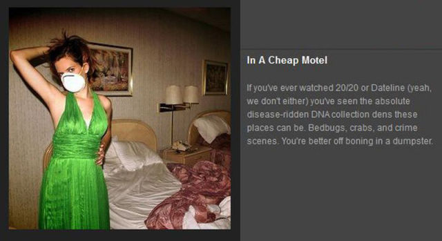 Never Ever Have Sex in These Places