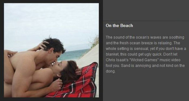 Never Ever Have Sex in These Places