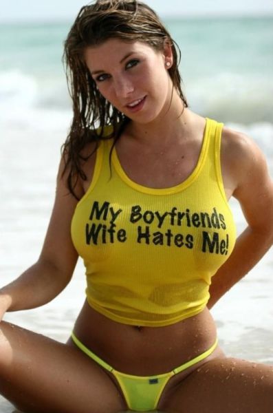 Babes in Hilarious Shirts